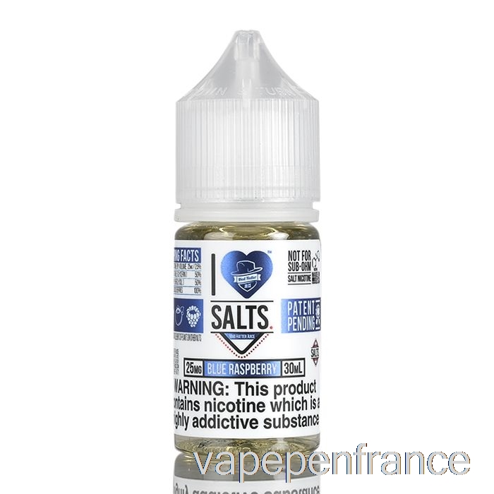 Framboise Bleue - J'aime Les Sels - Stylo Vape 30 Ml 50 Mg